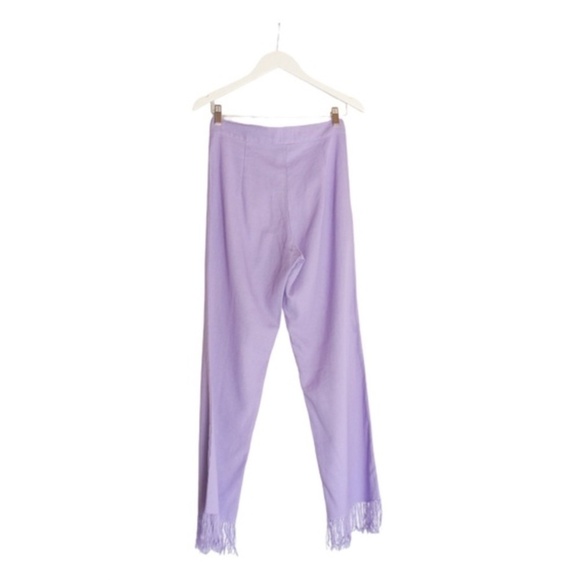 New! Tach Nicanor Linen Pants - Lilac - Picture 3 of 7